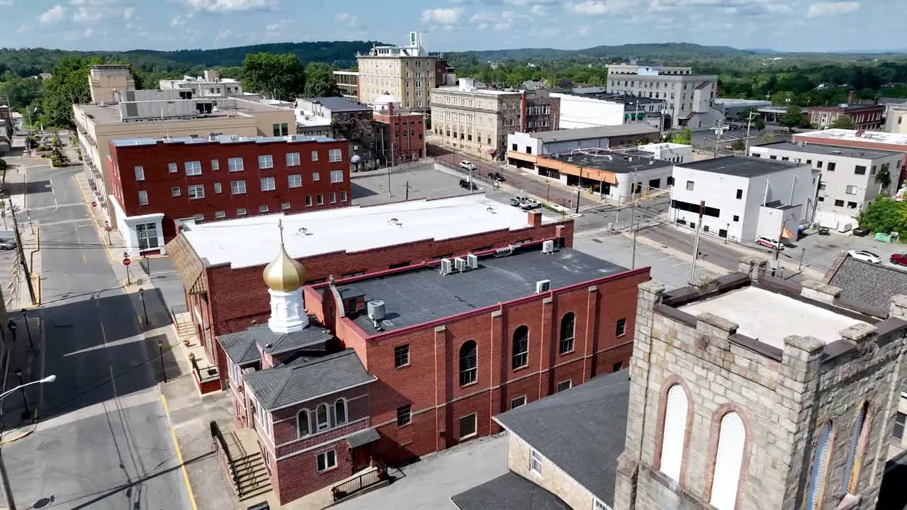 church aerial beckley west virginia small town america small town usa