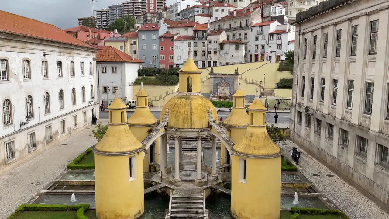 The Jardim da Manga also known as Cloister of Manga in Coimbra Portugal