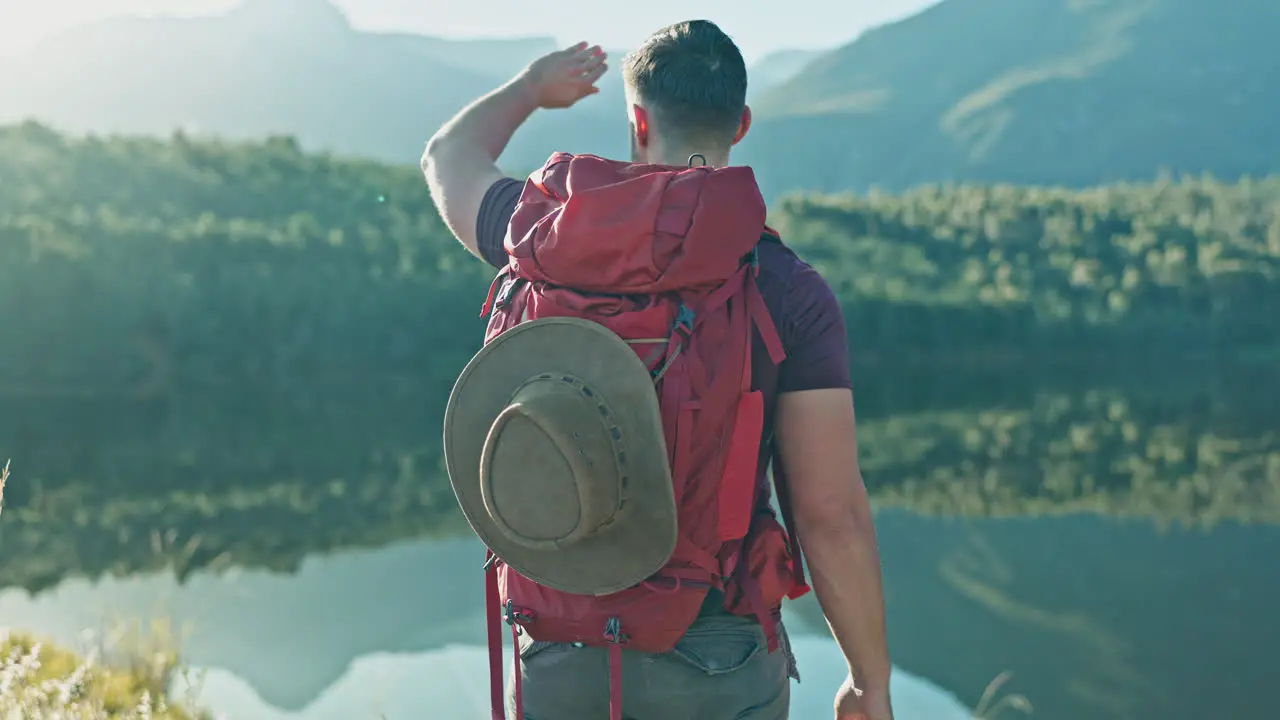 Wandern Aussicht Oder Wandern Am See In Der Natur