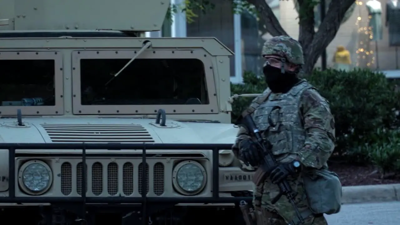 National Guard Troops Oversee Civil Unrest In Raleigh North Carolina During The George Floyd Black Lives Matter Protests 3