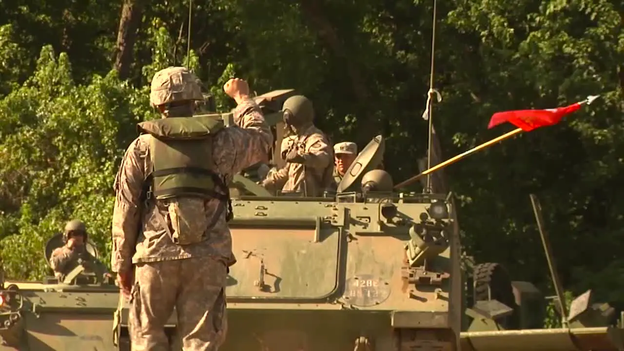 Us Army Troops Practice A River Assault Operation 4