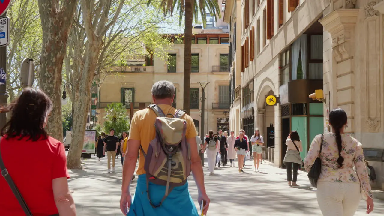 Shopping scene in Palma de Mallorca