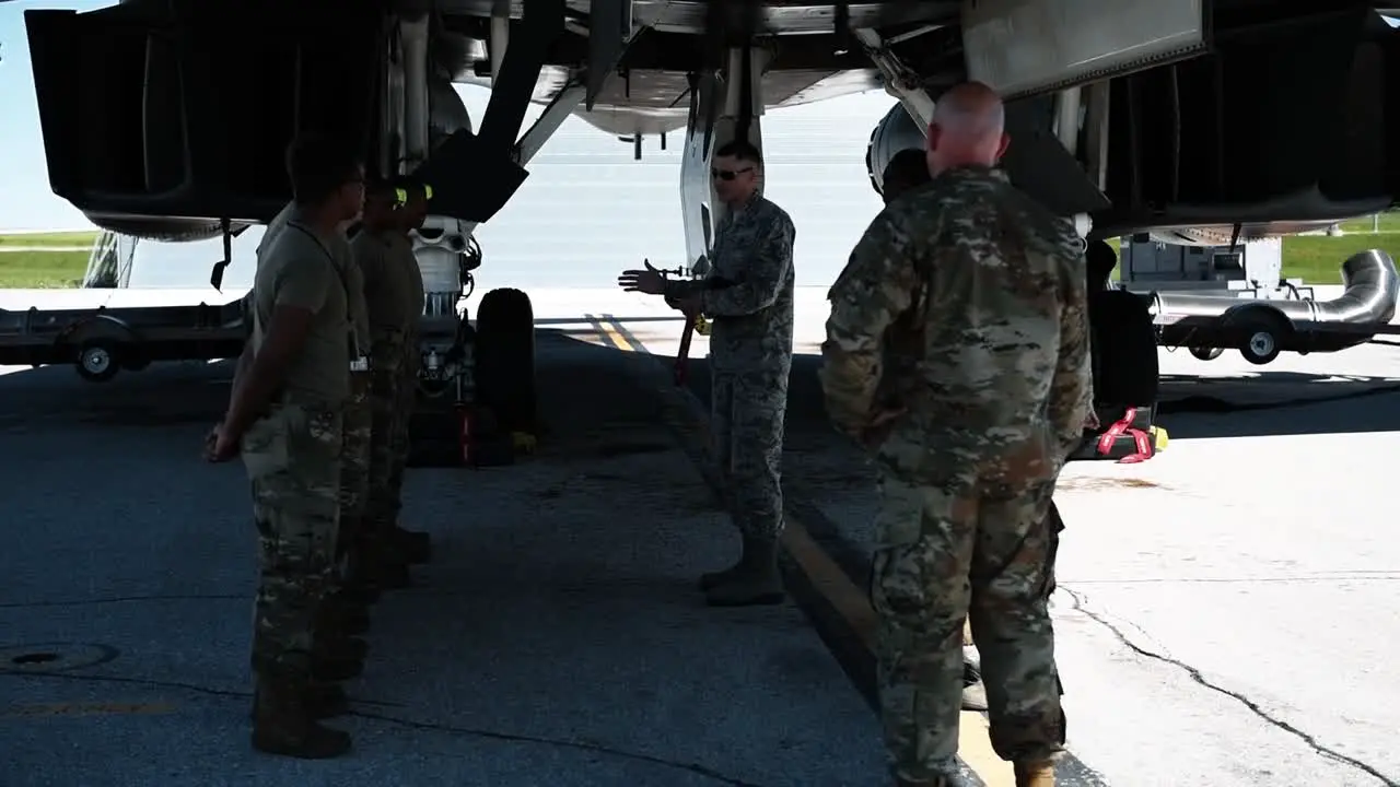 Members Of The A4 Air Force Global Strike Command Prepare Missiles For Loading Onto An Aircraft 2019