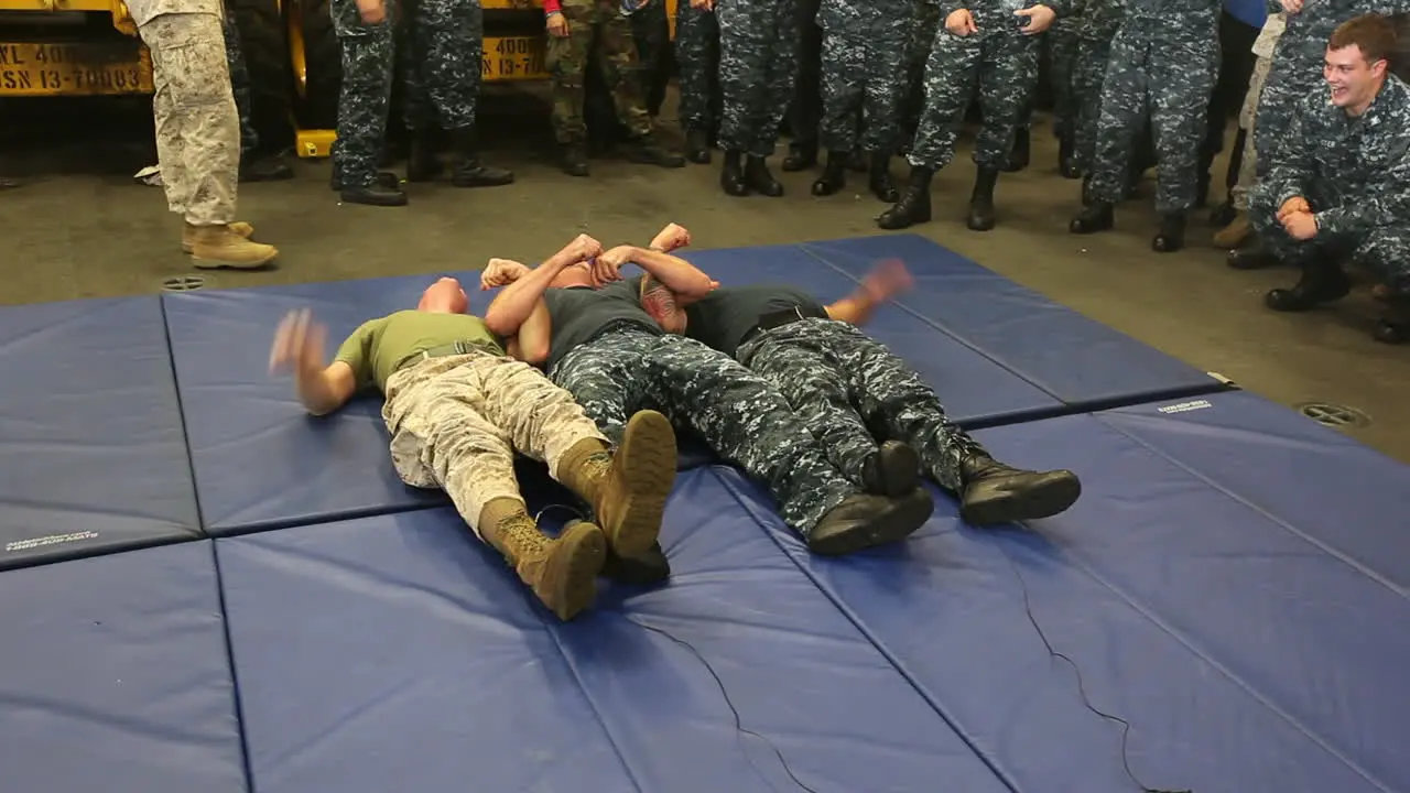 Marines And Sailors Are Tasered As Part Of Basic Training For A Mission 2