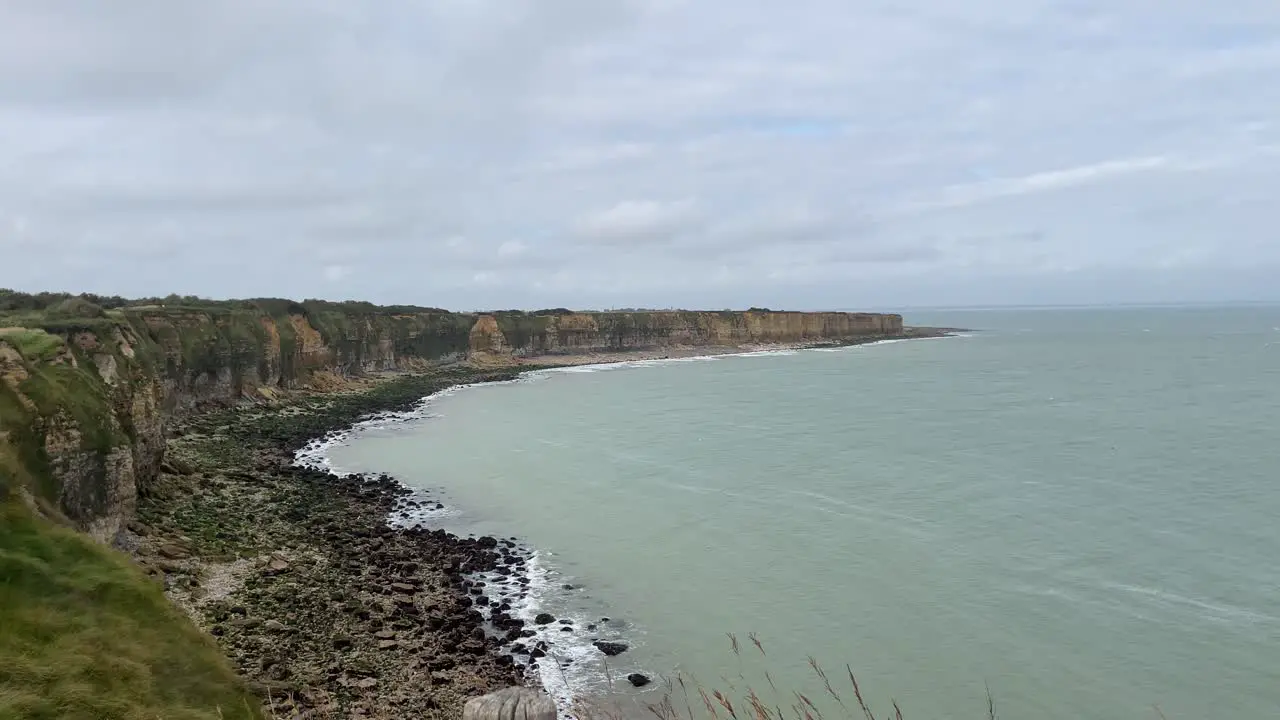 D Day cliffs in Normandy France