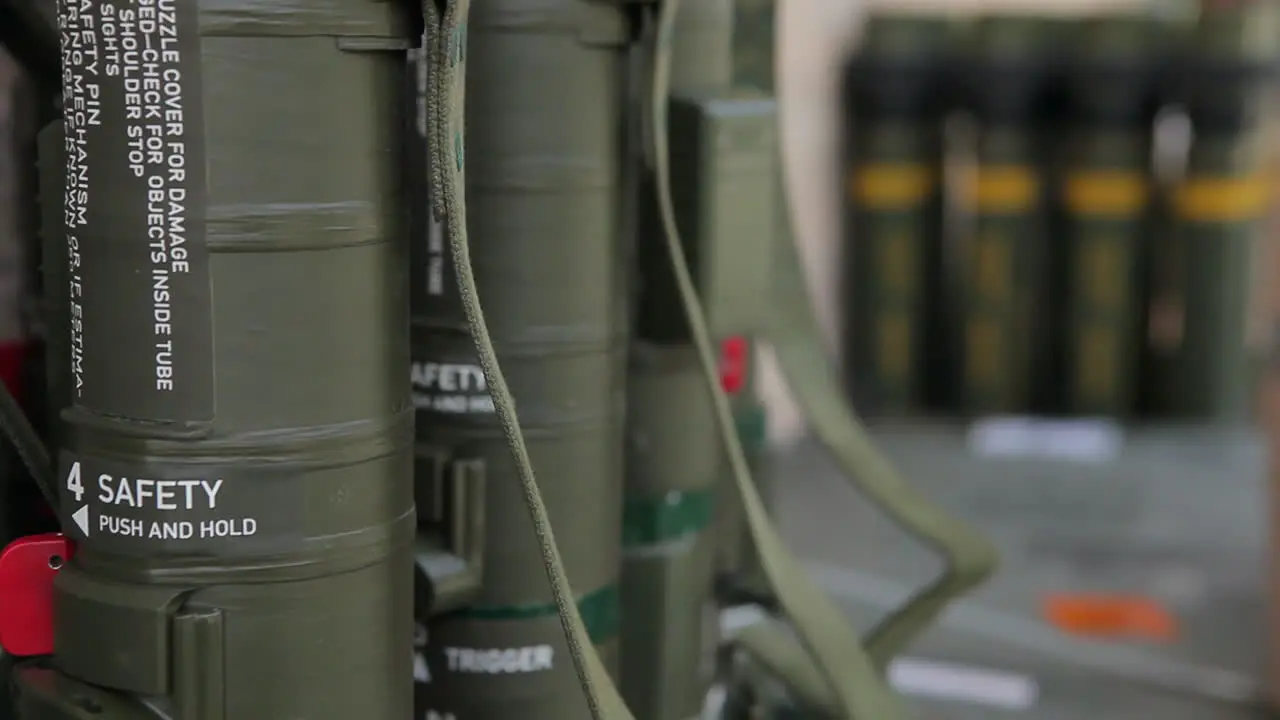 Marines And Army Soldiers Learn To Fire Shoulder Fired Weapons