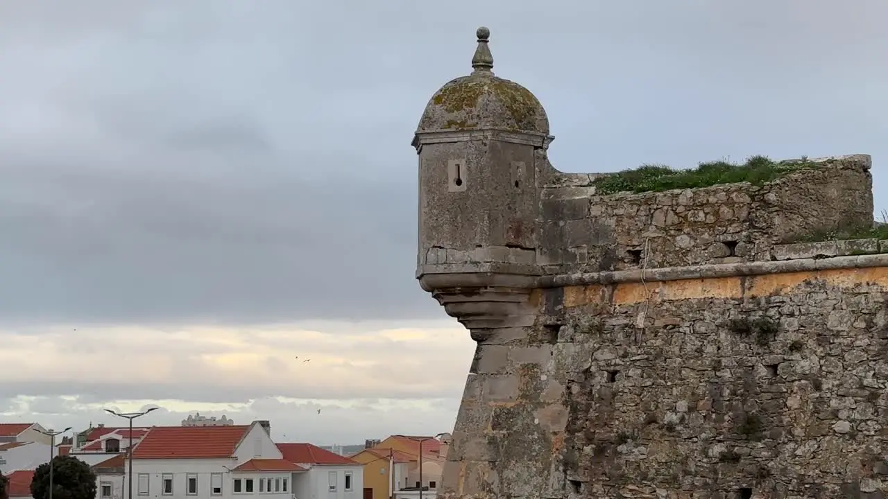 Fort tower at Peniche Portugal