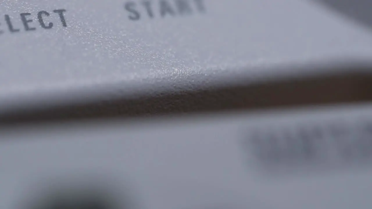 Macro View Of Super Nintendo Controllers Texture And Buttons