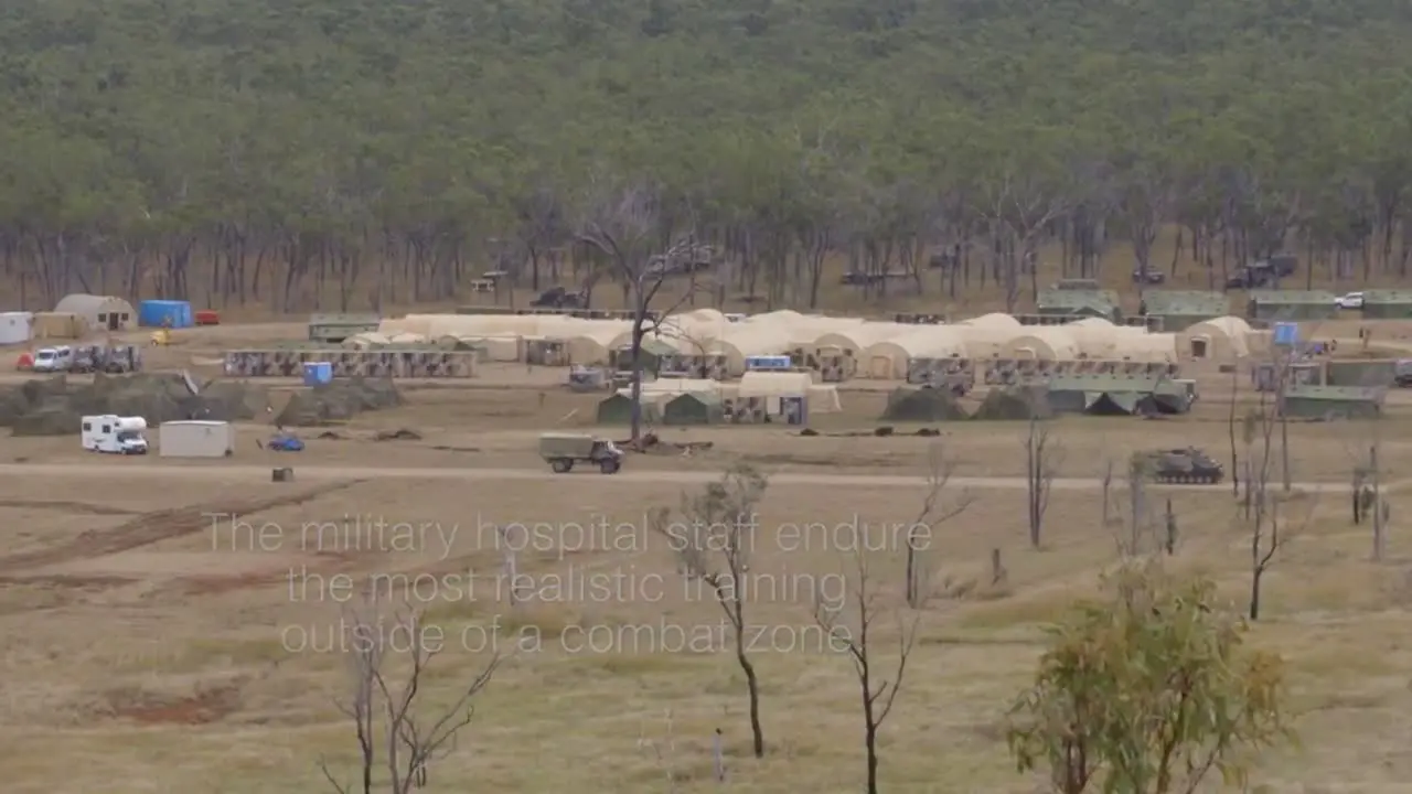 An Army Combat Hospital Trains Soldiers For Medical Emergencies In The Field Of War