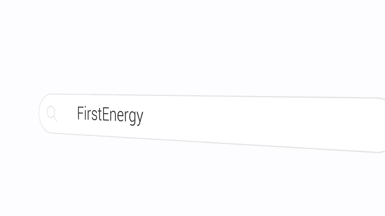 Typing FirstEnergy on the Search Engine