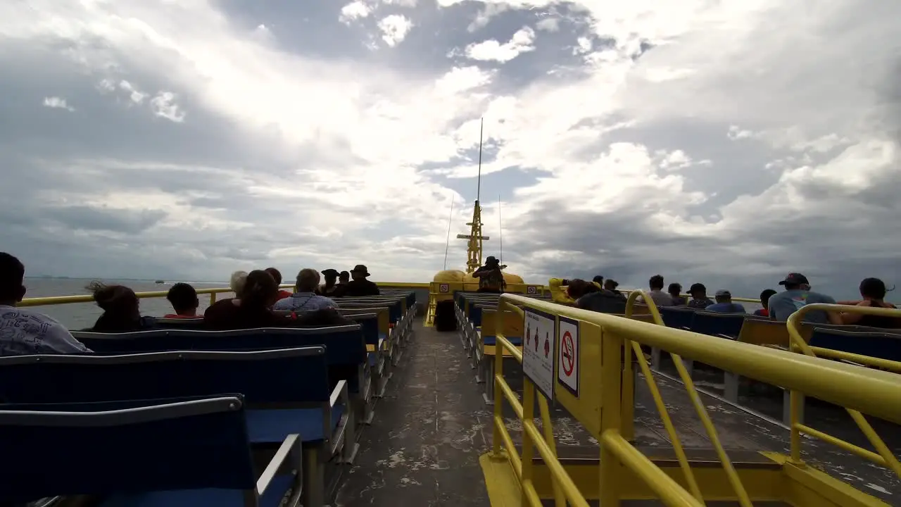 Live singing entertainment on Isla Mujeres Ferry