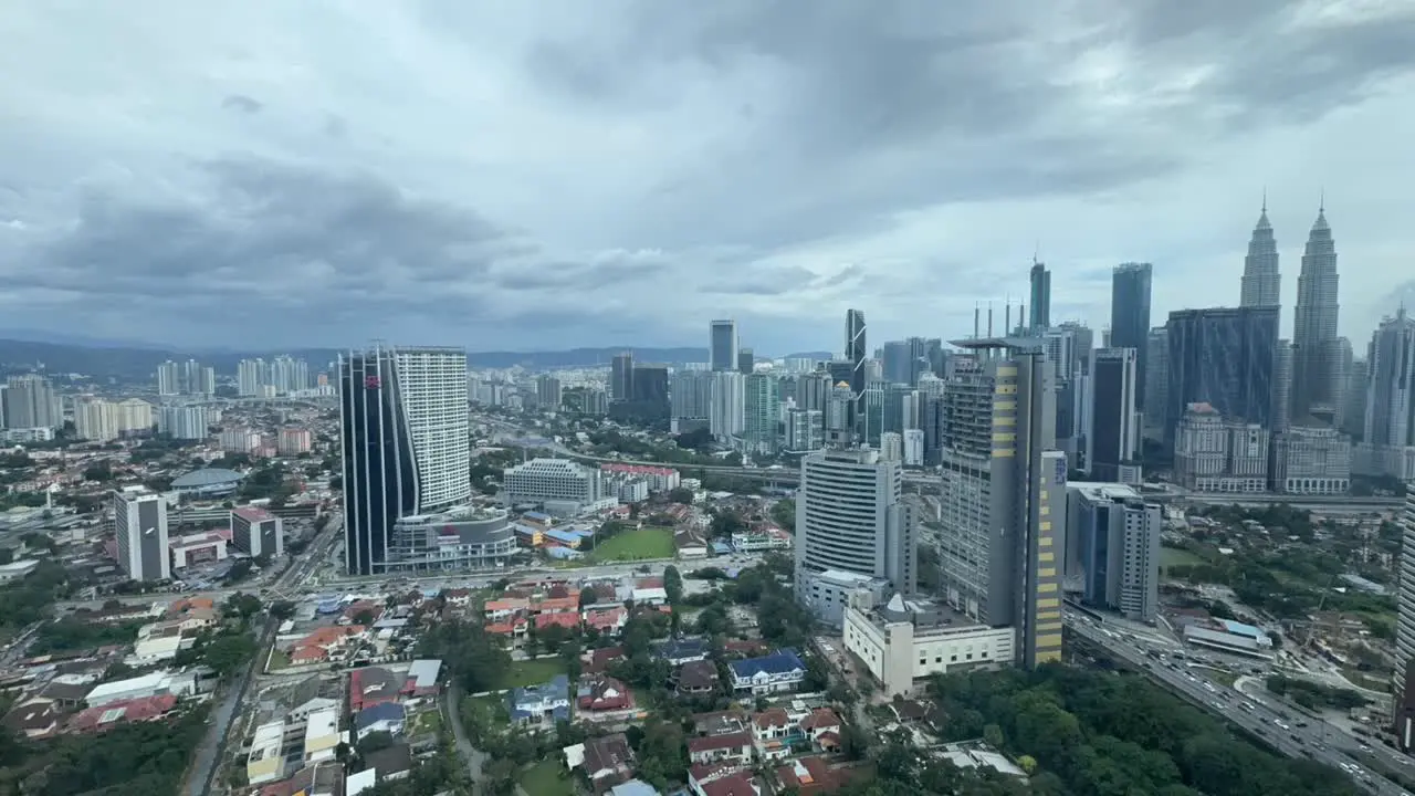 Kuala Lumpur Malaysia city time lapse skyline day Petronas Twin Towers