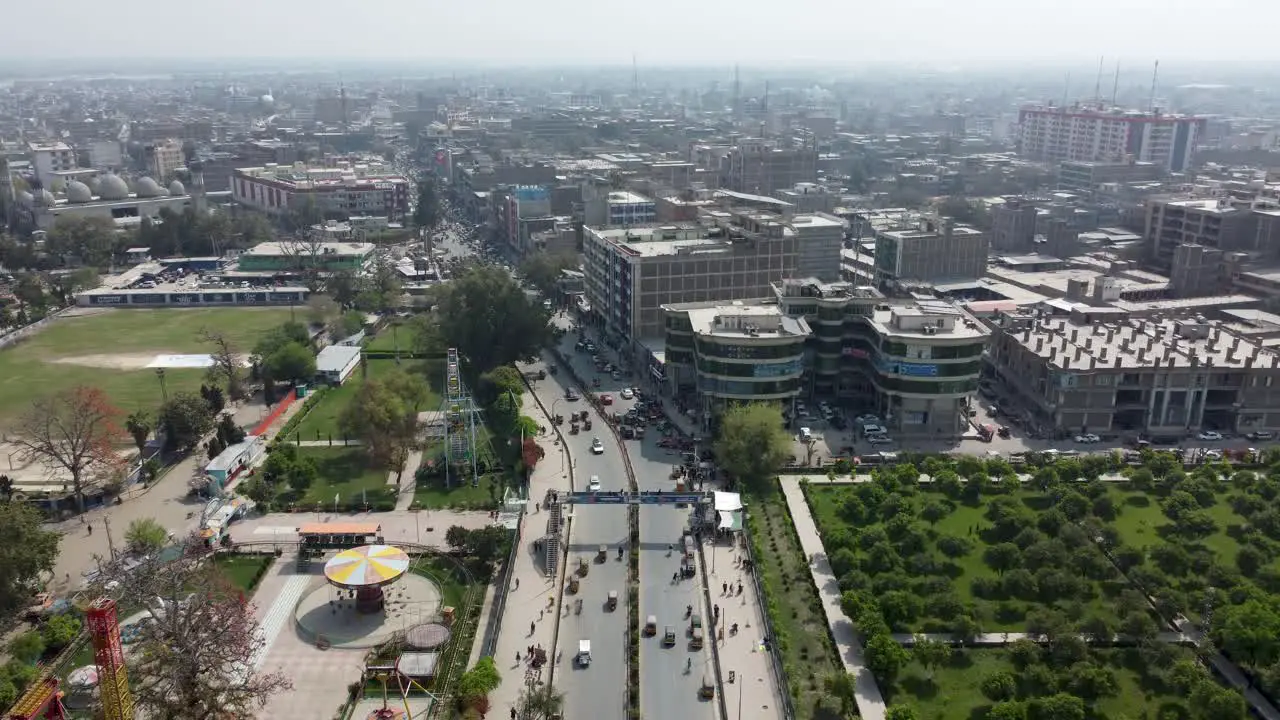 Aerial view of Roads in Jalalabad