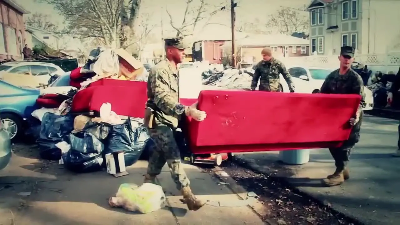 The Us Marines Assist During Hurricane Sandy In 2012 3