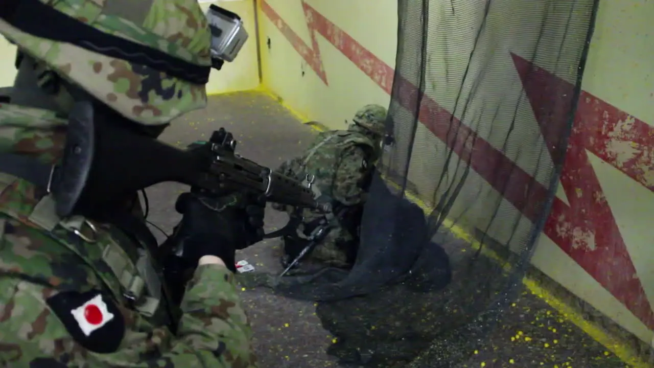 A Marine Swat Team Performs A Simulated Hostage Rescue Mission 5