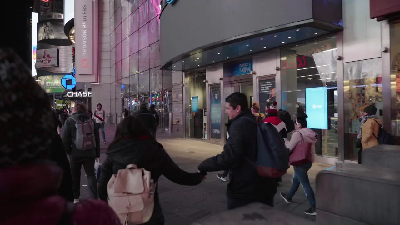 Walking Around Time Square at Night with a Gimbal