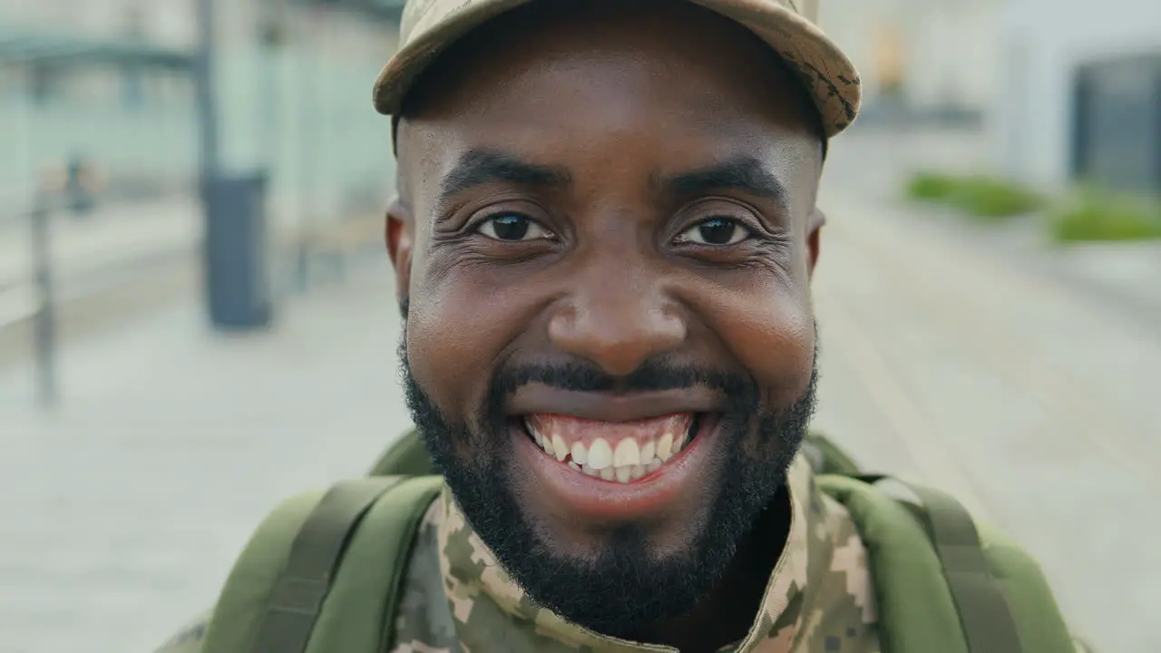 Portrait Of Young American Smiling