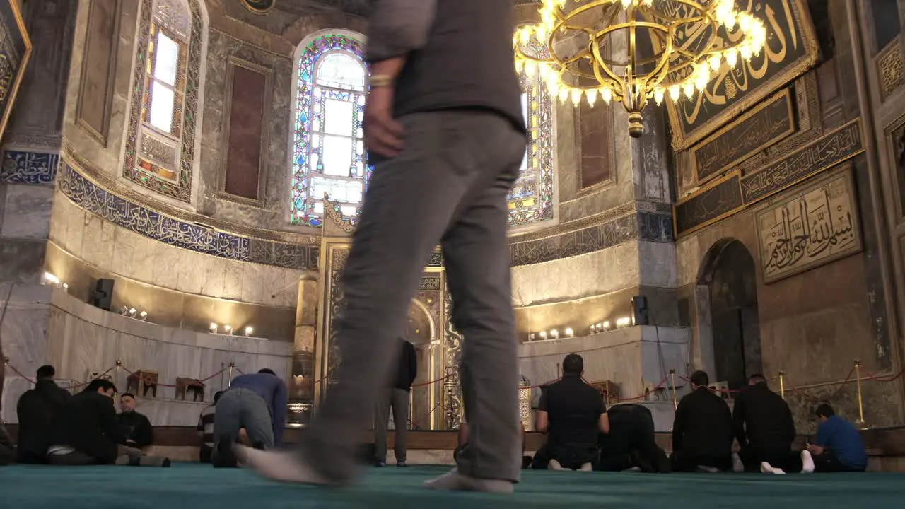 Hagia Sophia Istanbul People Prayer Hagia Sophia