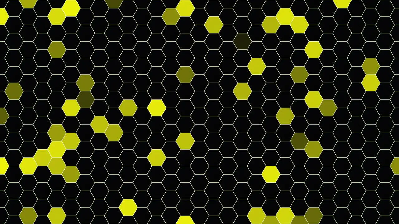 Motion Hexagon with abstract background 3