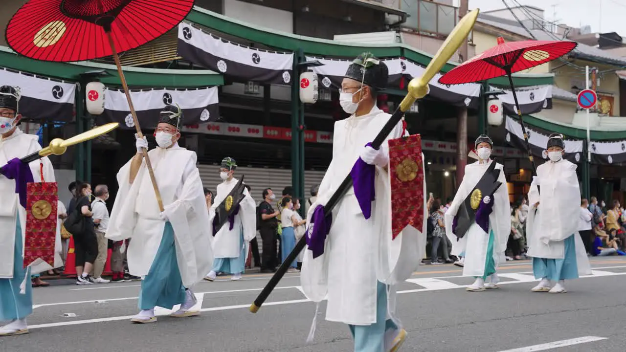 After 2 Year Global Pandemic First Gion Matsuri Parade in Kyoto Begins