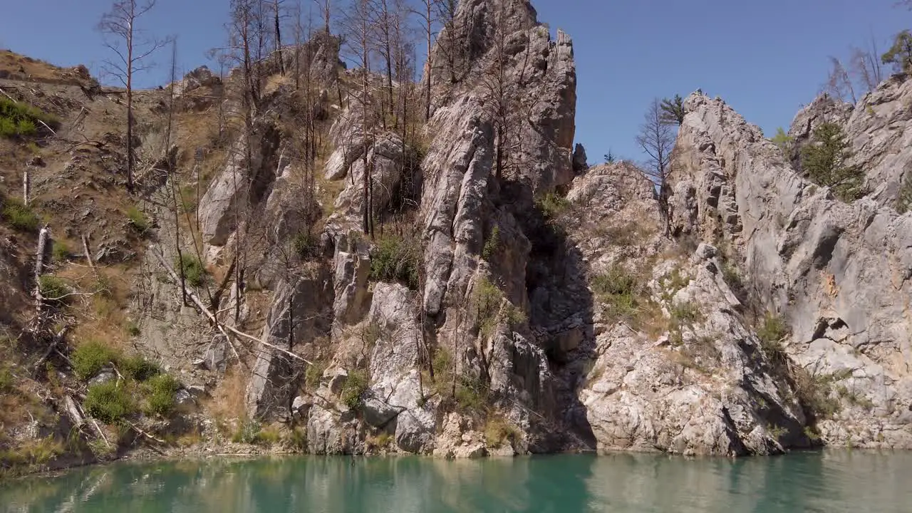 Lake And Mountain Cliffs In Green Canyon Near Manavgat Antalya Region Turkey