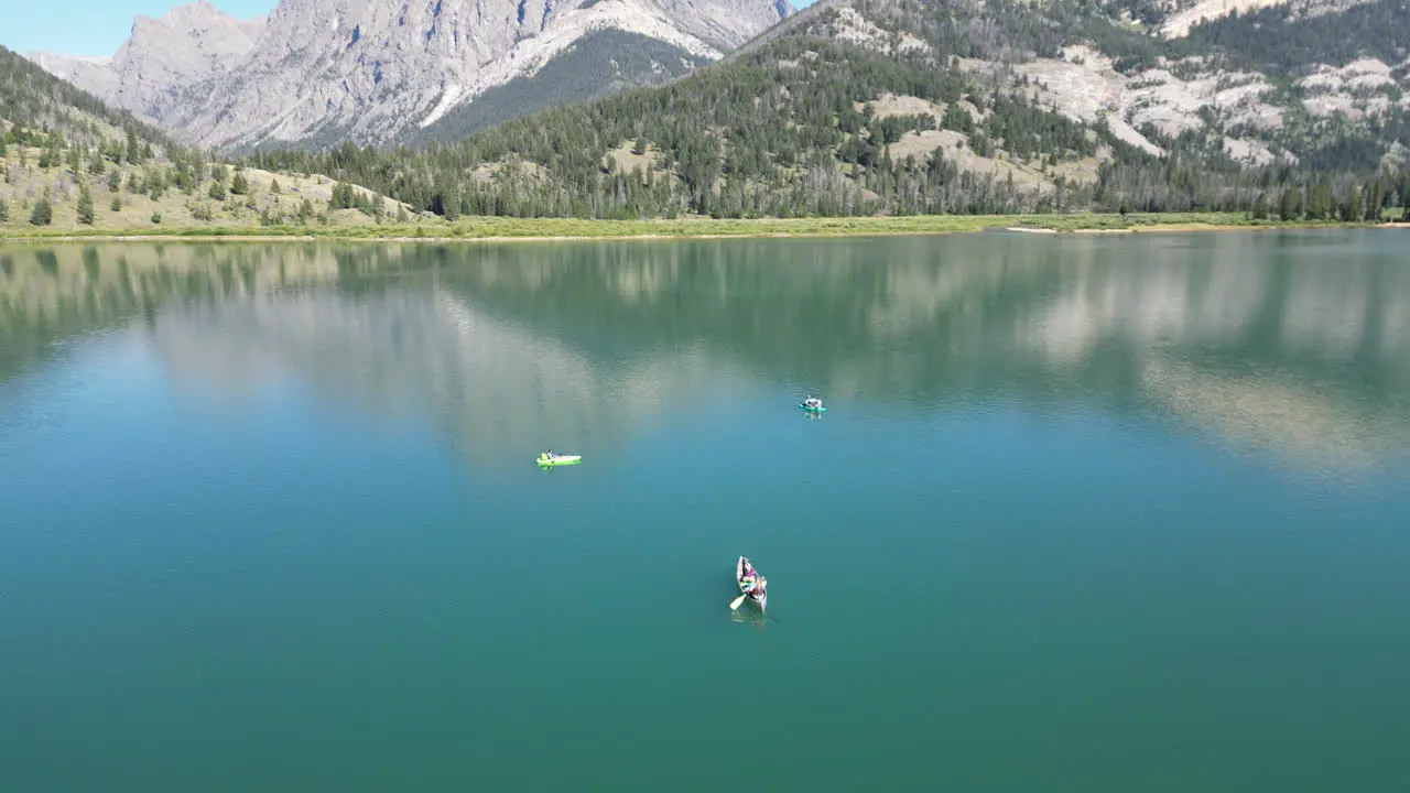 Kayaking Experience In Green River Lakes Campground During Summer In Wyoming