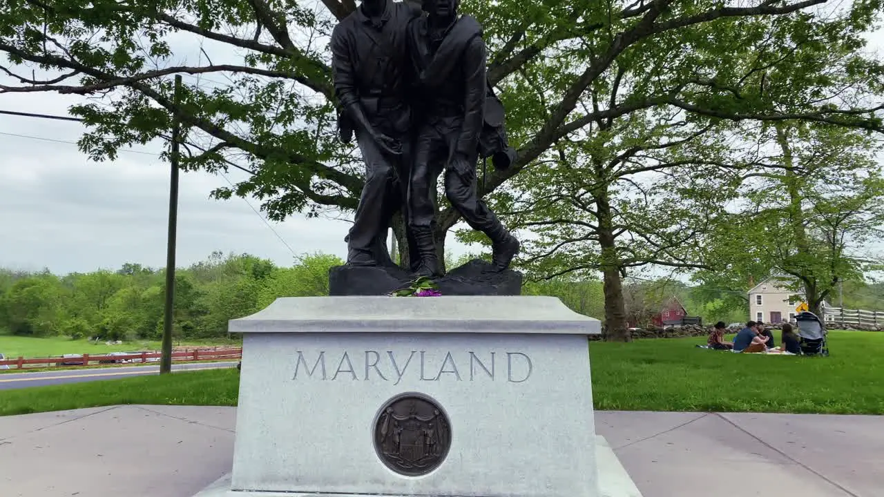 Maryland Statue at Gettysburg Battlefield Civil War History