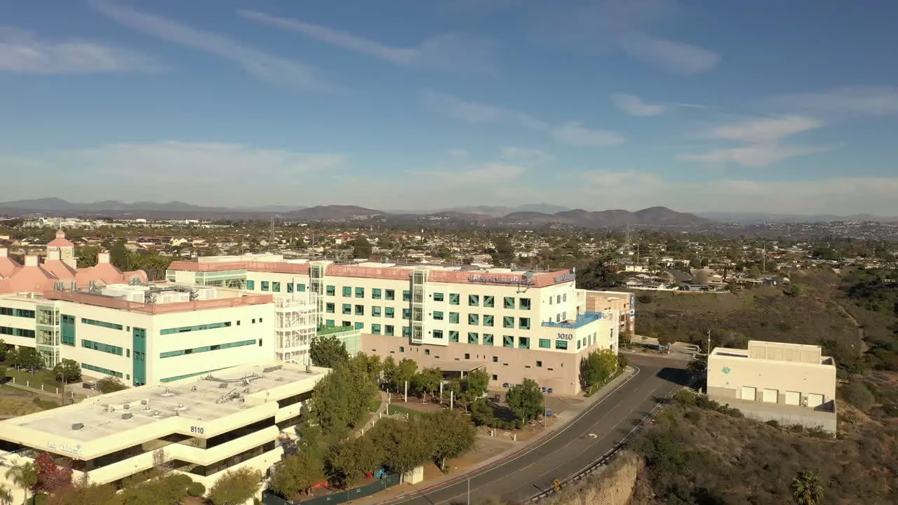 Rady's Children's Hospital in San Diego drone orbit