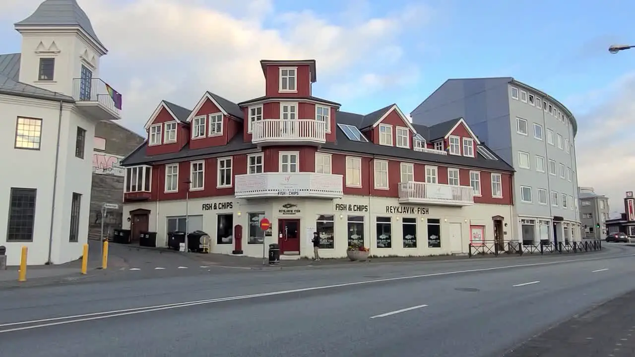 Reykjavík port building in iceland