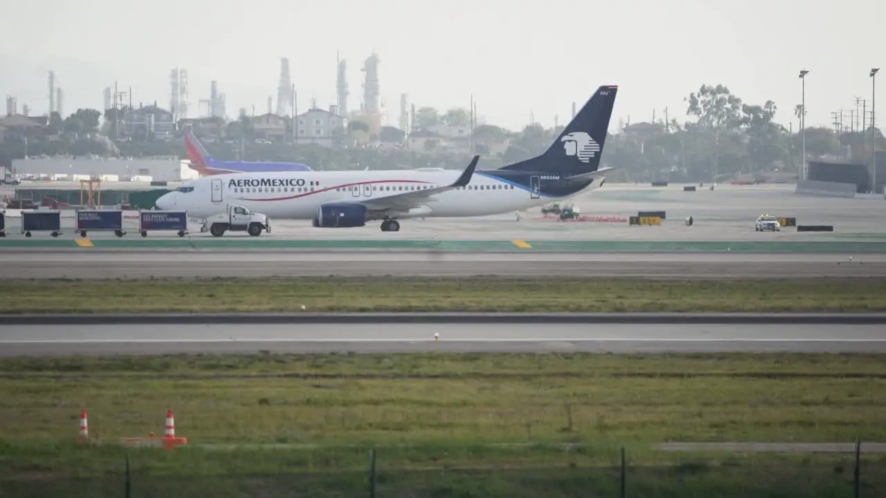 Aeromexico Boeing b737 at LAX airport Los Angeles