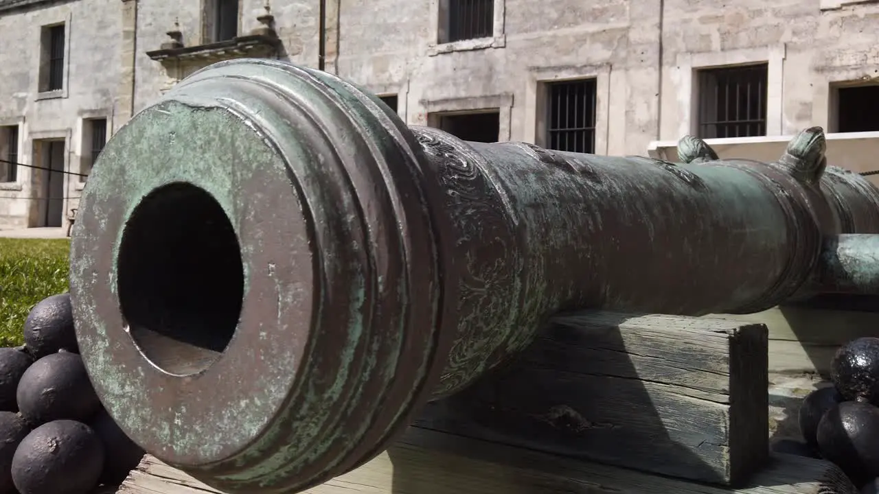 Barrel of cannon in San Marcos Fort St