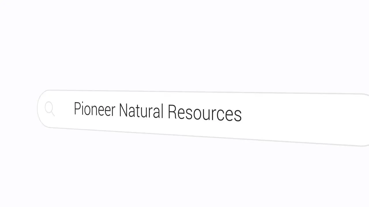 Typing Pioneer Natural Resources on the Search Engine