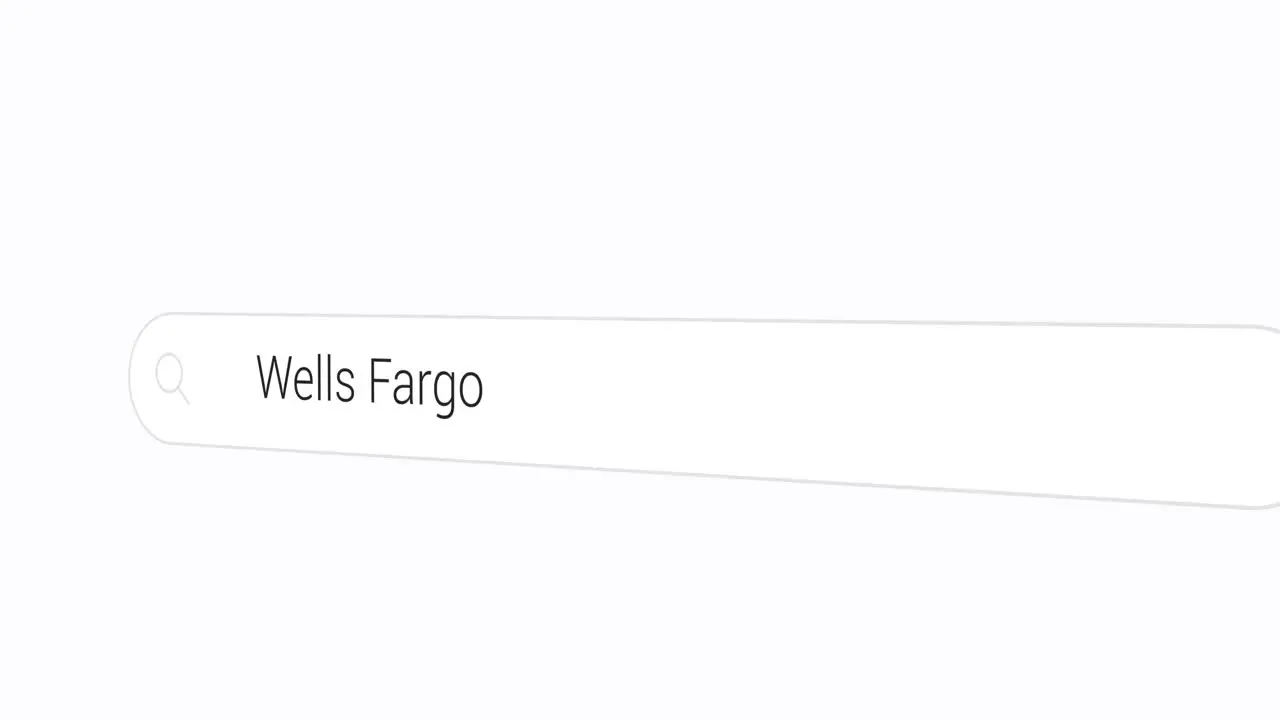 Searching Wells Fargo on the Search Engine