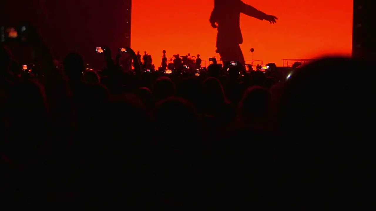 People on the grand night concert