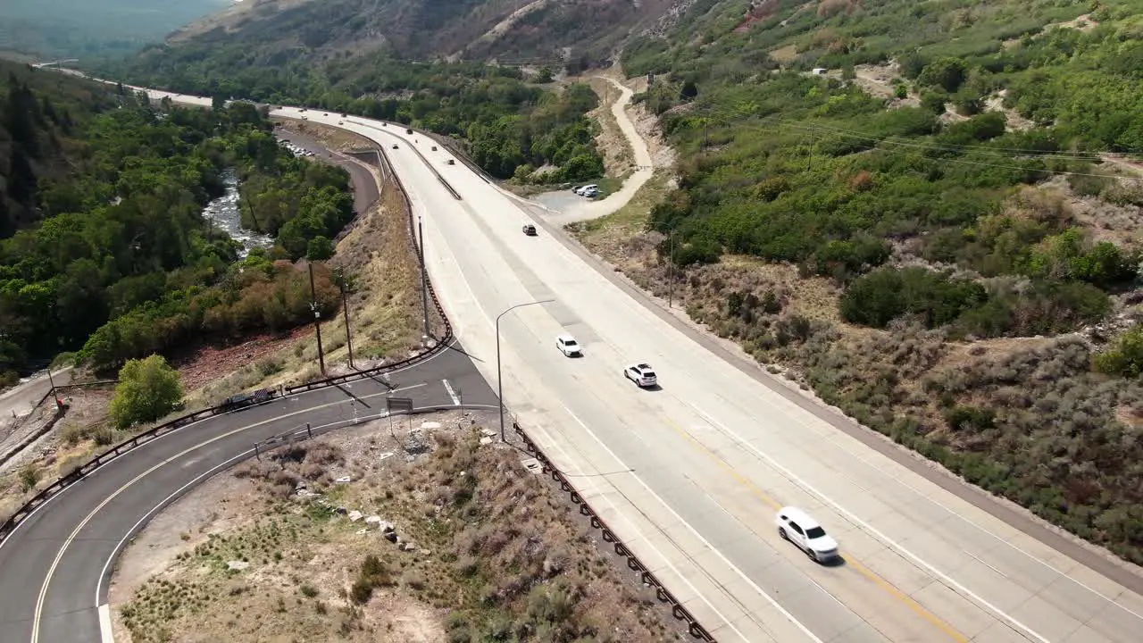 CAPTURING TRAFFIC LEFT TO RIGHT IN PROVO CANYON ROAD