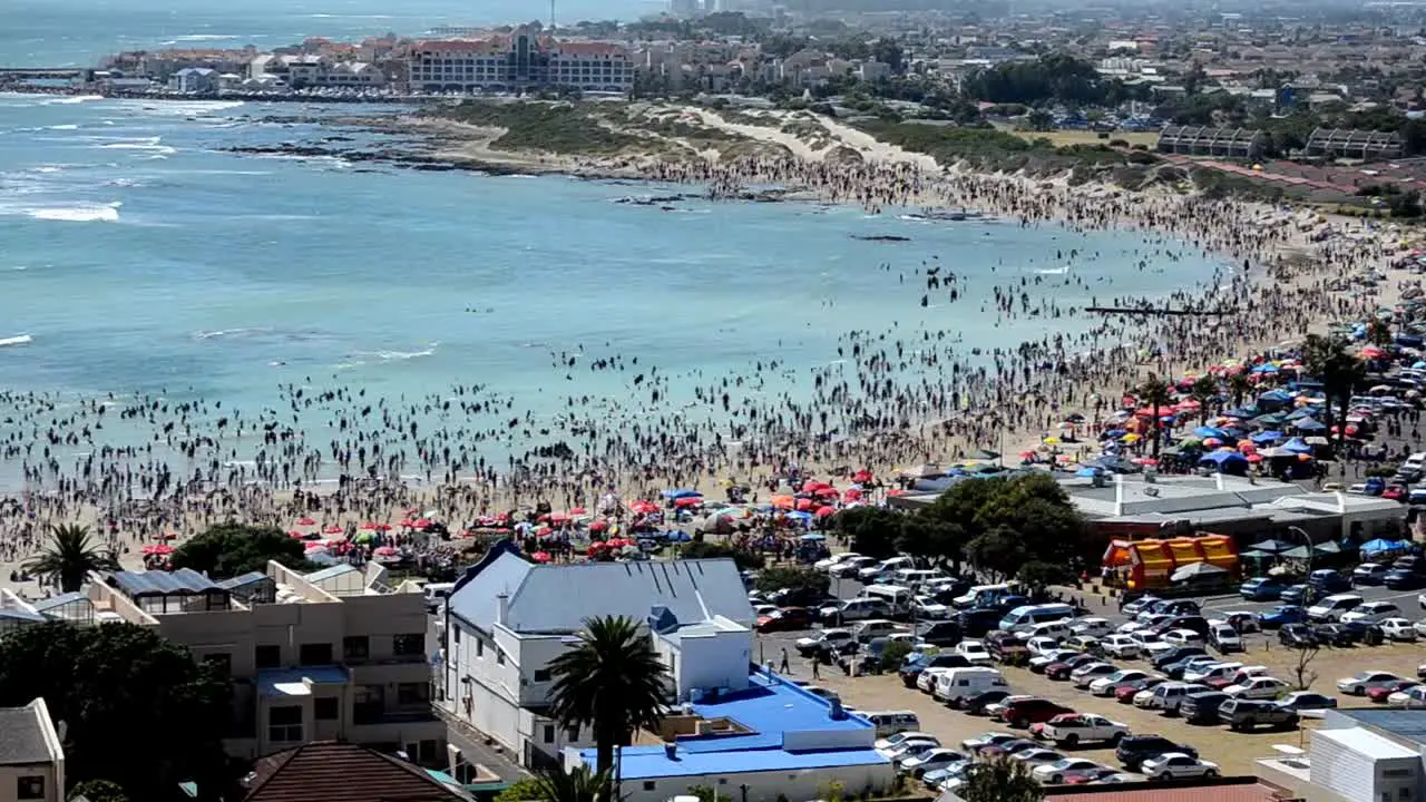 Crowded Beach