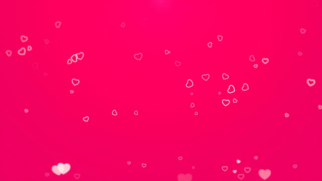 Valentines day shiny background Animation romantic heart 14