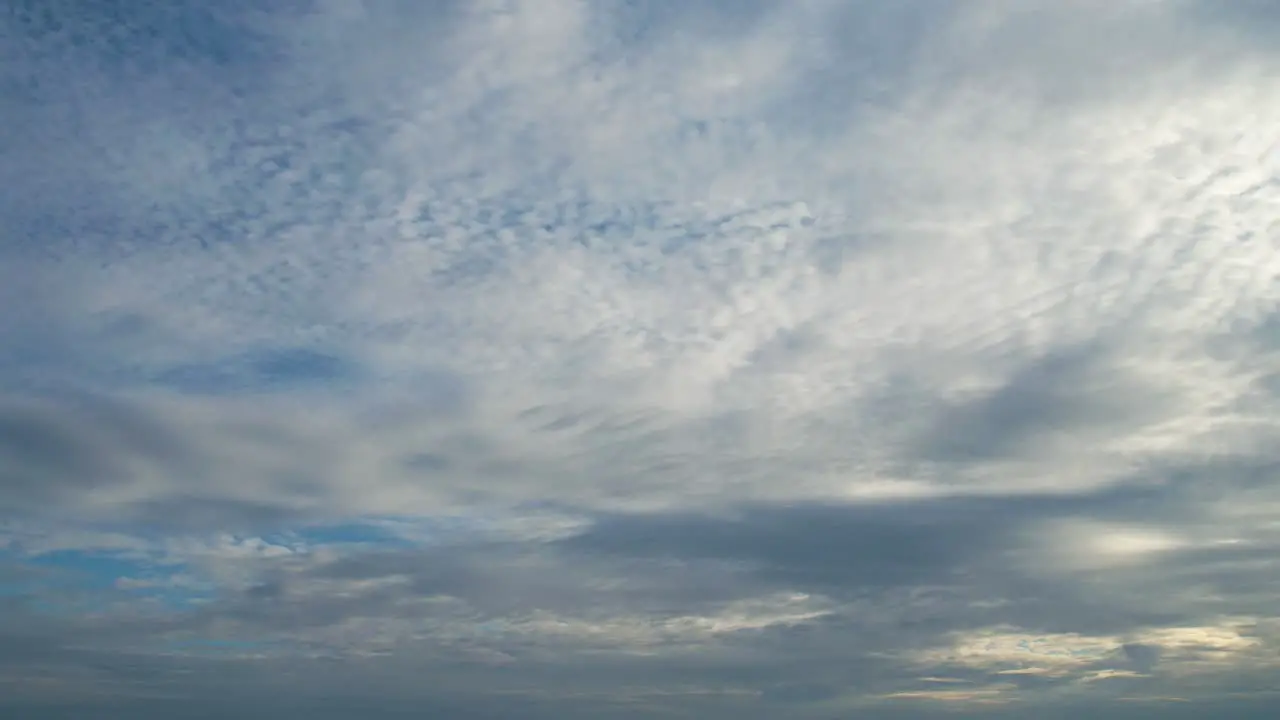 Cloudscape Timelapse Of Morning Sky