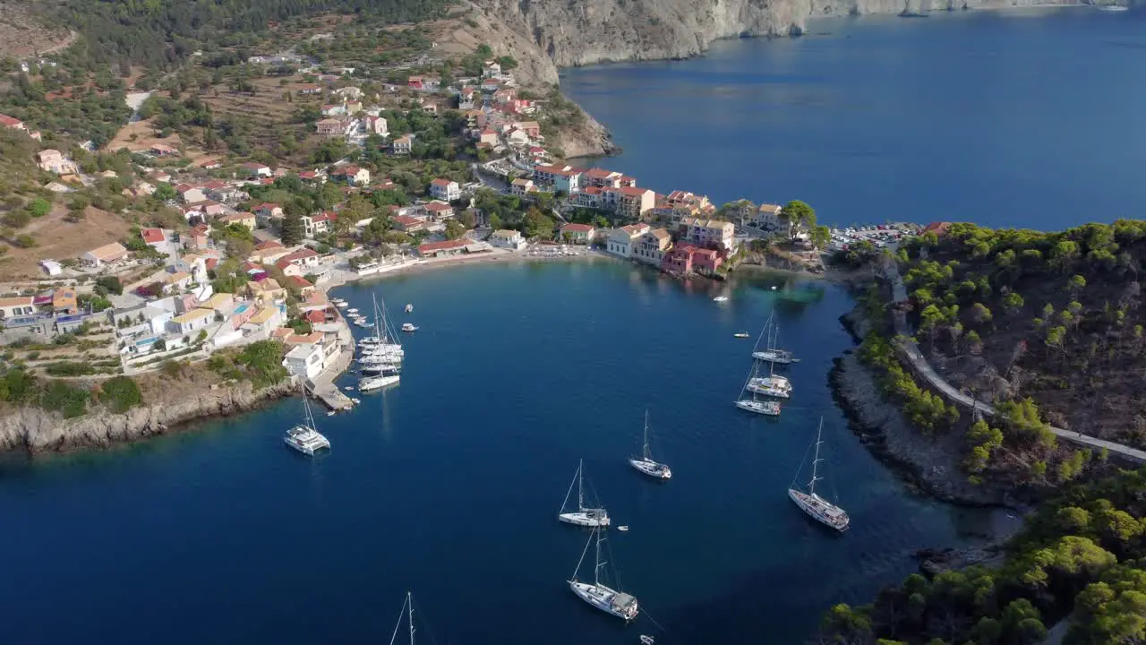 Assos village in Kefalonia Greece