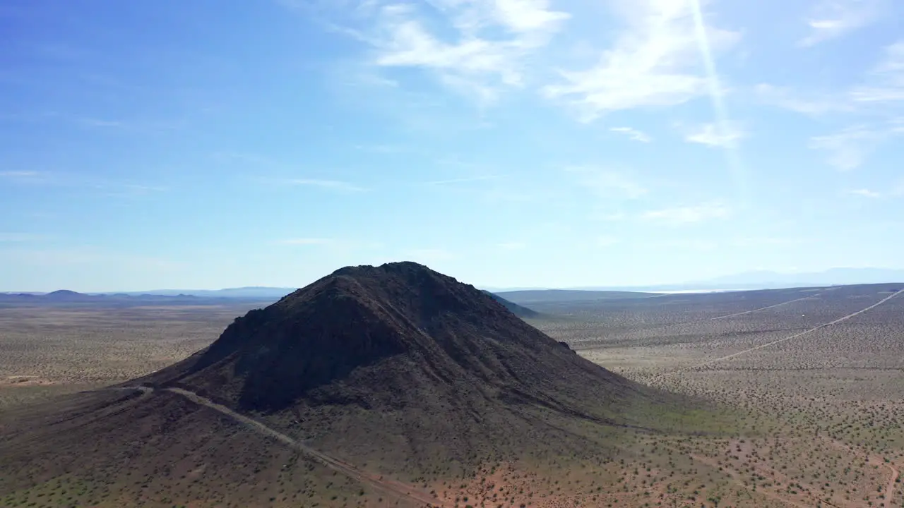 Aerial Hyper Lapse over the Mojave Desert in Southern California