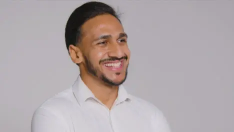 Close Up Shot of Young Man Smiling 