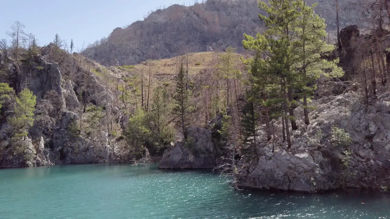 Silent Nature Of Green Canyon Reservoir In Oymapinar Dam Near Manavgat Antalya Turkey