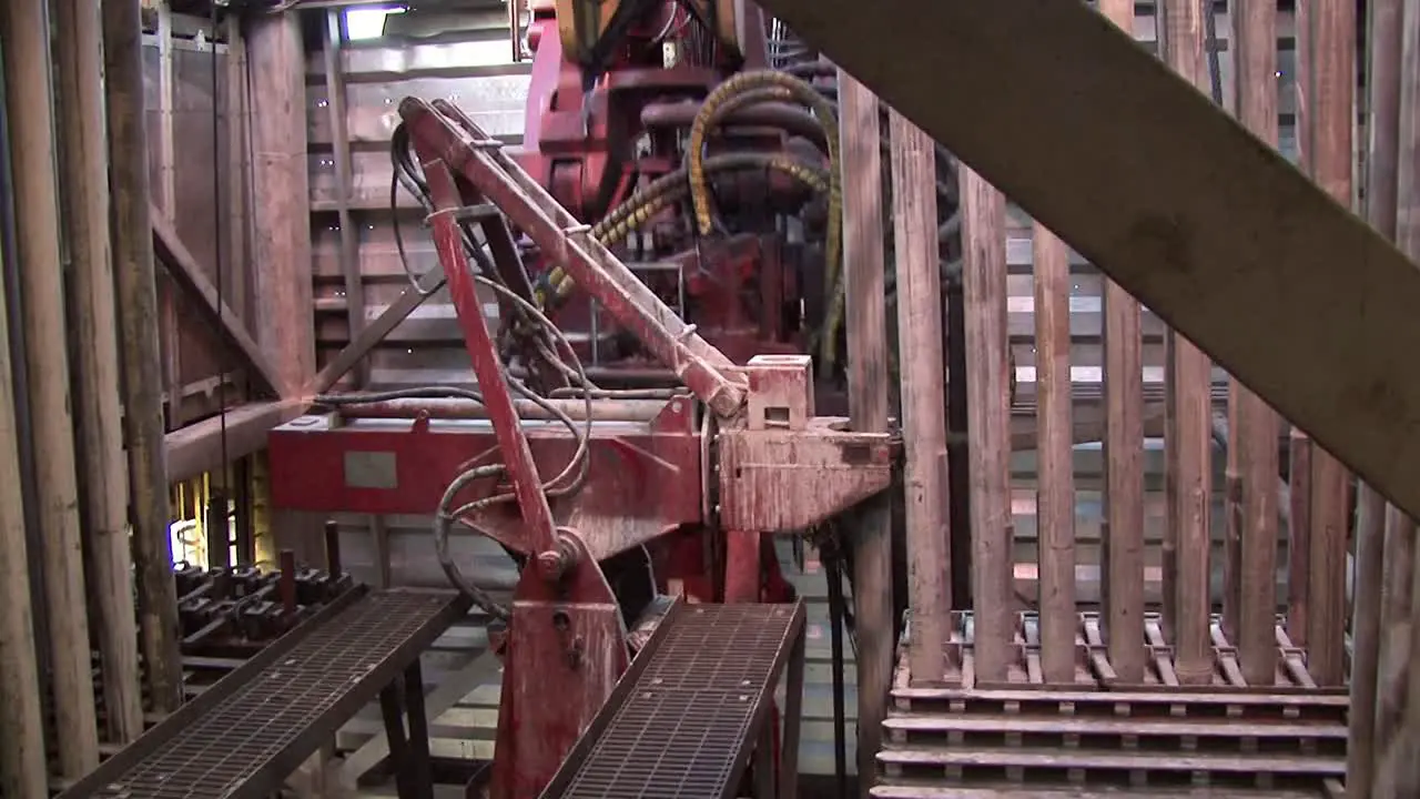 From drill floor on an Oil rig in the North Sea-4