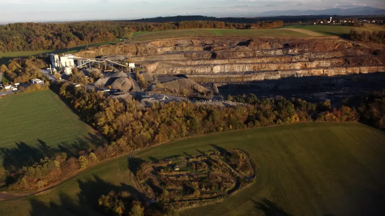 Birds eye view Autumn