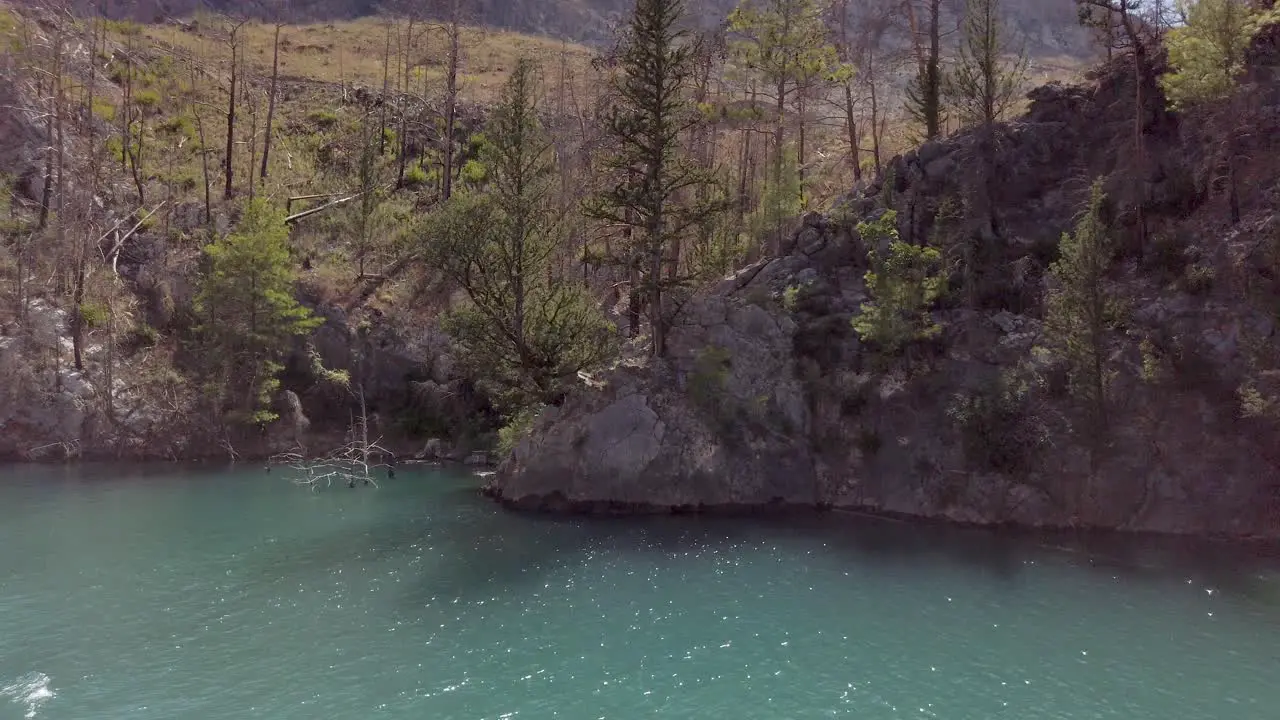 Lake Mountains At The Green Canyon In Manavgat Antalya Turkey