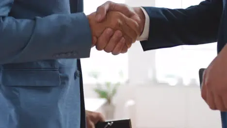 Businessman meeting and welcome with handshake