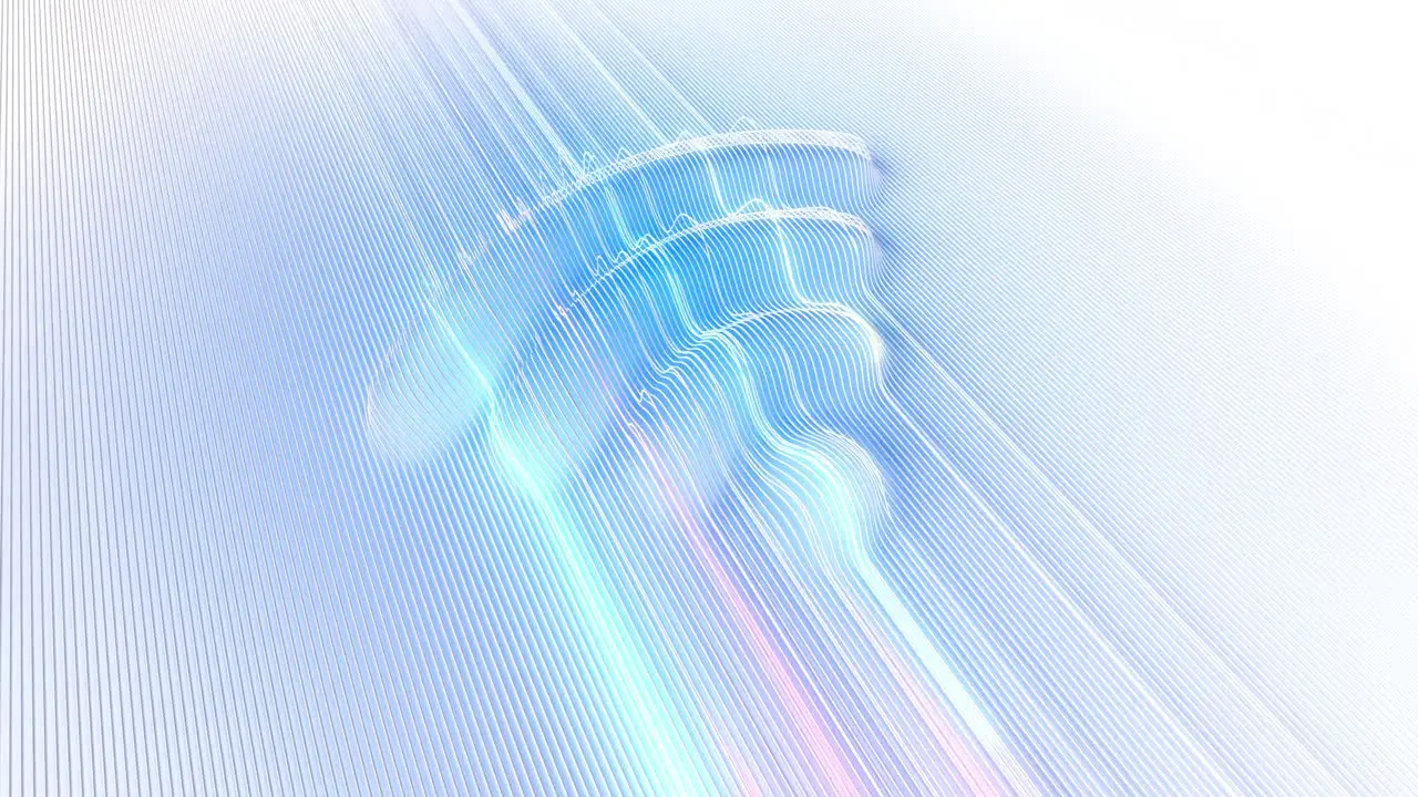 WiFi signal in abstract blue background