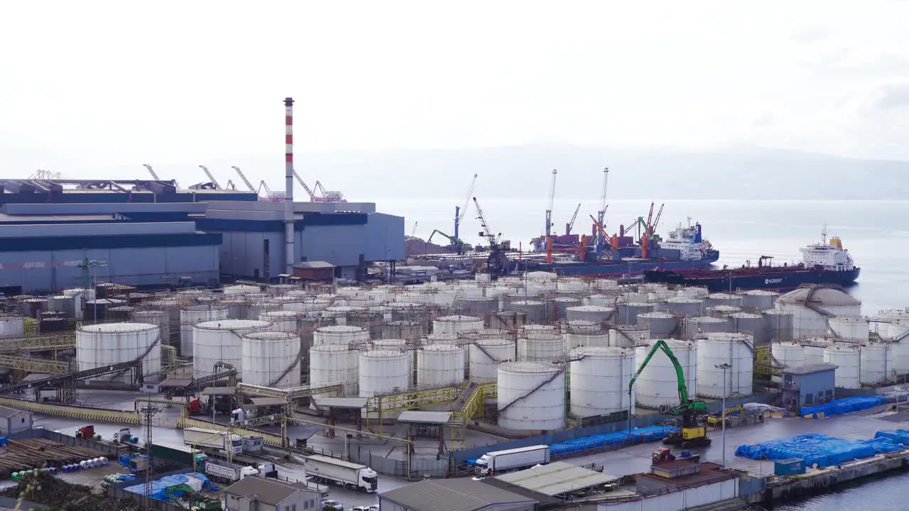 Commercial sea port