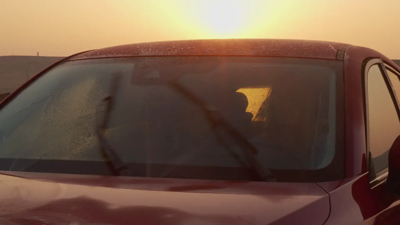 Windshield washing for a car