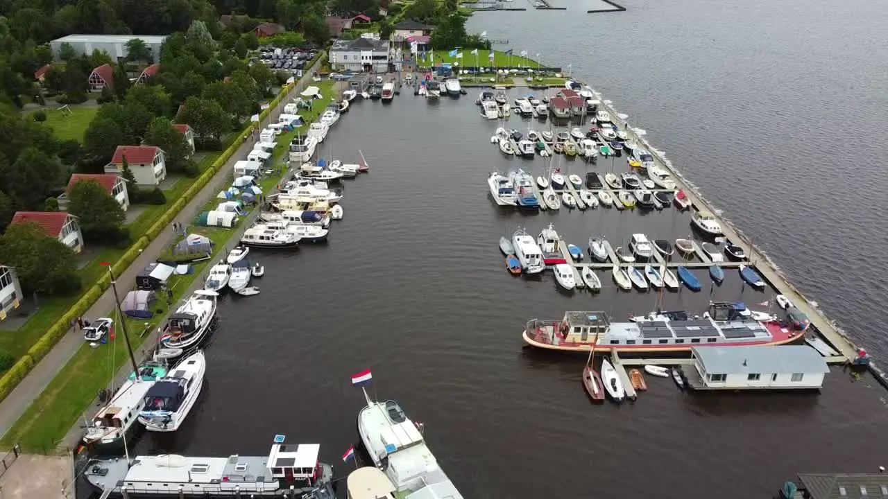 Dutch port with camping and holiday homes